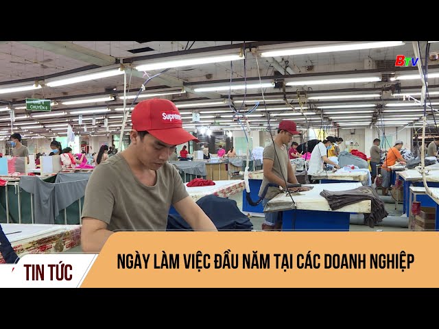 Ngày làm việc đầu năm tại các doanh nghiệp