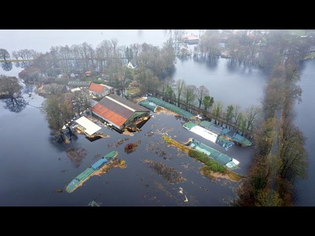 Numerosas zonas de Alemania y Francia anegadas tras varios días de intensas lluvias