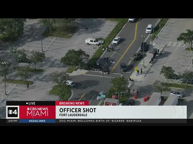 Officer injured in Fort Lauderdale shooting