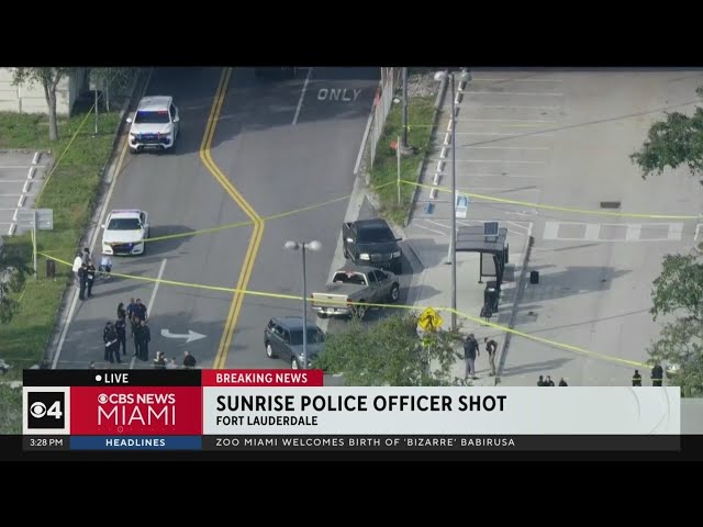 Sunrise police officer, suspect shot in Fort Lauderdale