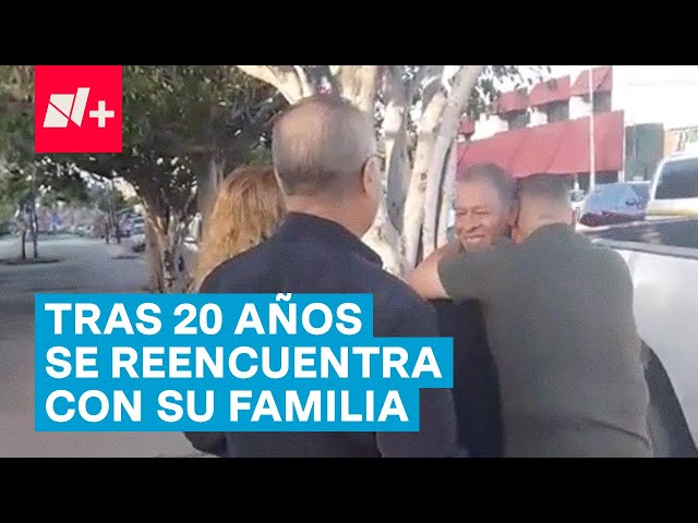 Hombre se reencuentra con su familia; Tenía 20 años desaparecido - N+