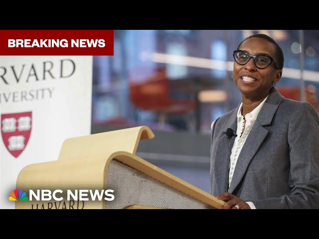 BREAKING: Claudine Gay steps down as Harvard University president