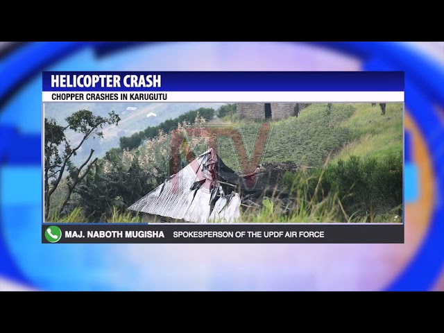 Fatal UPDF helicopter crash Ccaims two crew, civilian lives in Ntoroko