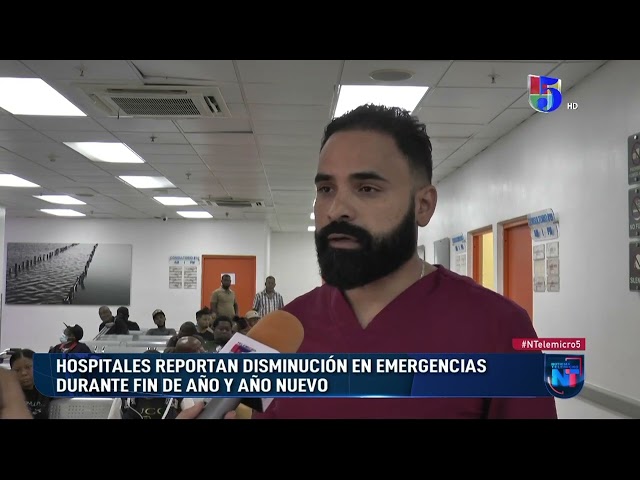 Reportan disminución en emergencias durante festividades navideñas