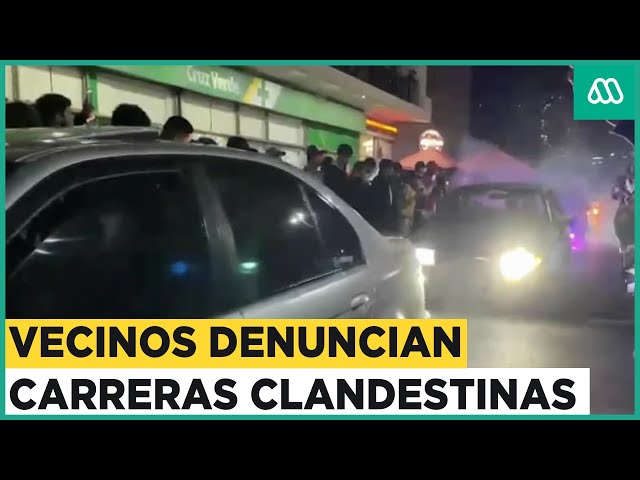 Carreras clandestinas: Vecinos denuncian más de 100 autos en calles de Concón