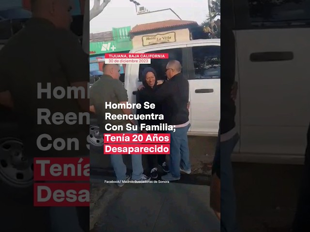 Hombre se reencuentra con su familia; tenía 20 años desaparecido #nmas #shorts