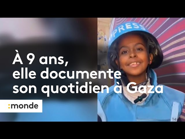 Guerre Israël - Hamas : à 9 ans Lama Abujamous filme son quotidien à Gaza