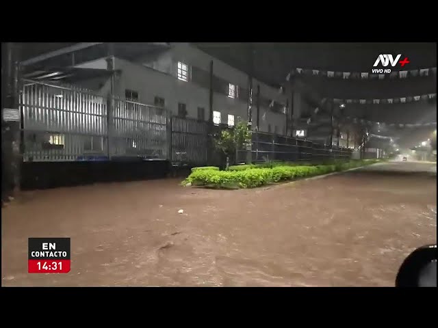 Tingo María: Las calles están inundadas por las intensas lluvias