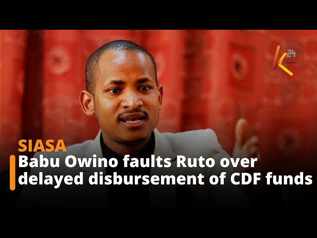 Babu Owino faults Ruto over delayed disbursement of CDF funds