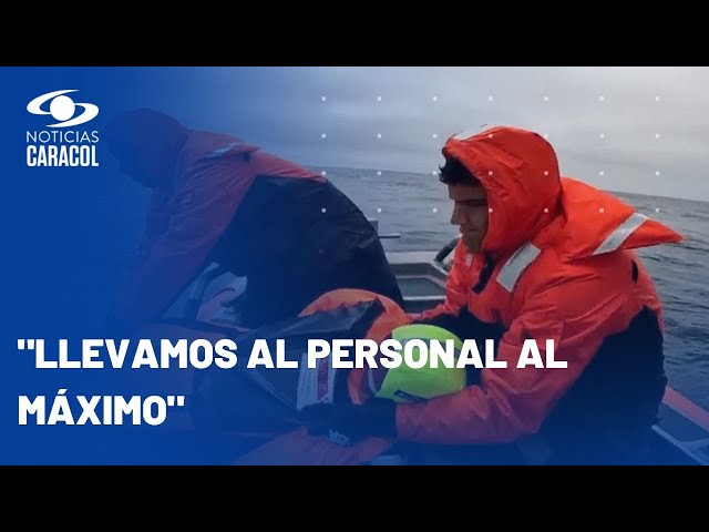 Expedición Antártica: así actúan los tripulantes del ARC Simón Bolívar en casos de emergencia