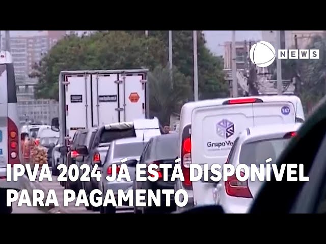 IPVA 2024 já está disponível para pagamento