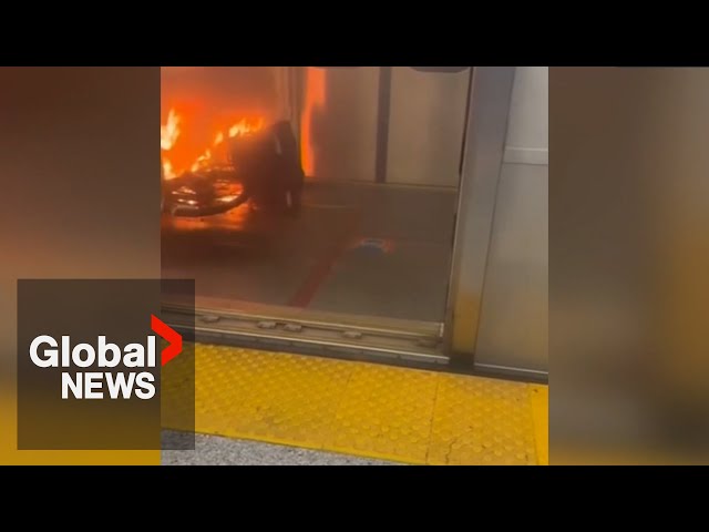 "Significant and aggressive" e-bike fire on TTC subway car sparks safety concerns