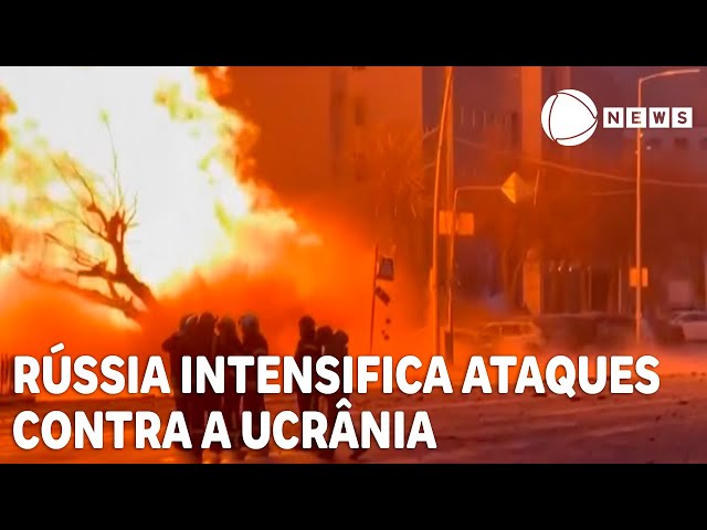 Rússia intensifica ataques contra a Ucrânia