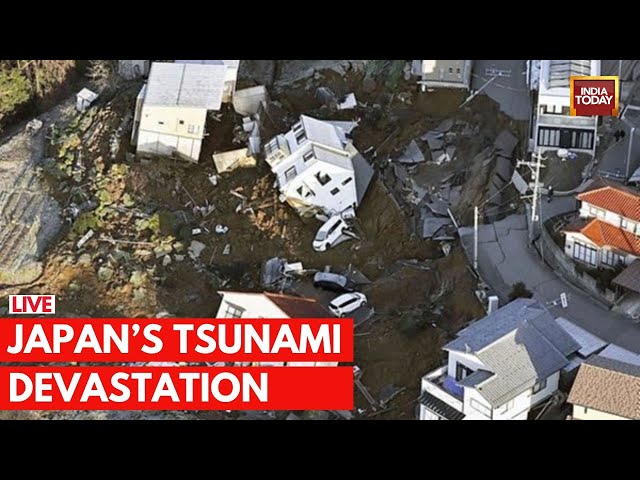 Japan Earthquake Today News Live | Japan Left Devastated Due To Tsunami | India Today News Live