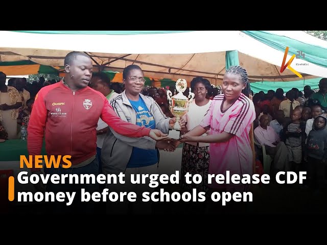 Government urged to release CDF money before schools open