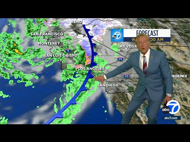 SoCal storm: Here's how much rain, snow region could see