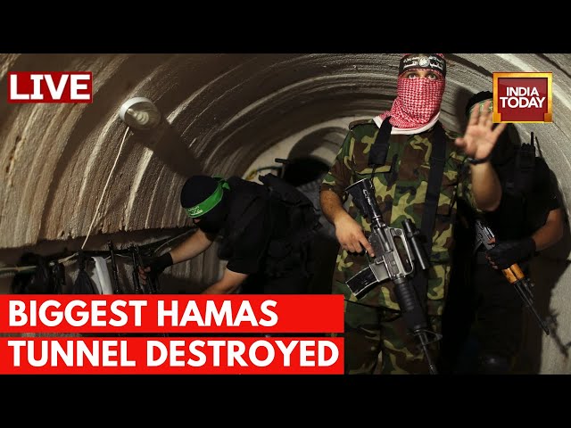 Israel Hamas War News LIVE: Israeli Army Footage of Hamas Tunnel Destruction in Gaza Strip