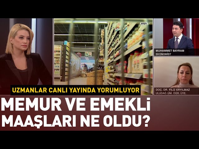 ⁣#CANLI Memur ve emekli maaşları ne oldu? Uzmanlar canlı yayında yorumluyor