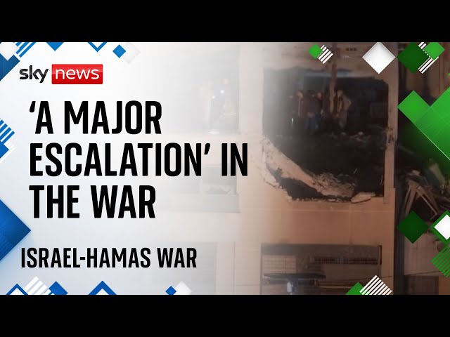 Death of Hamas deputy leader Saleh al Arouri is 'a major escalation', says journalist