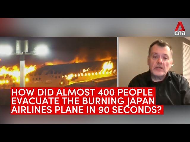 Speed of evacuation from Japan Airlines plane after Haneda crash ‘amazing’: Expert