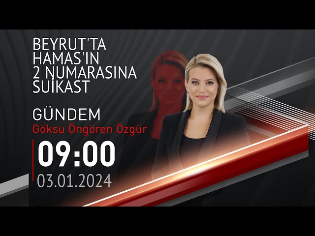  #CANLI | Göksu Öngören Özgür ile Gündem | 3 Ocak 2024 | HABER #CNNTÜRK