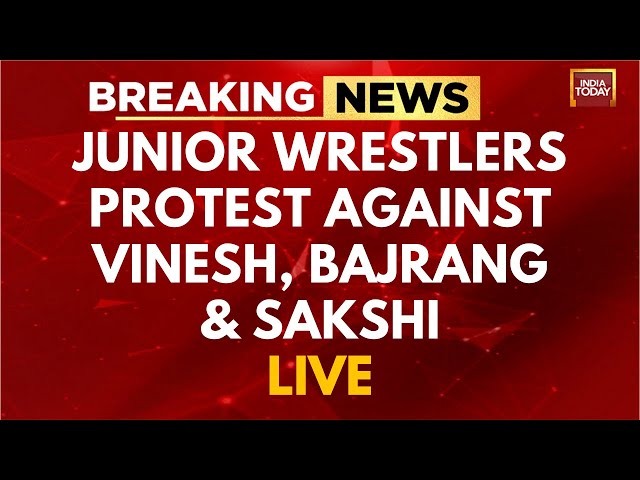 Wrestlers Protest LIVE: Junior Wrestlers Protest Against Bajrang, Vinesh & Sakshi | India Today 