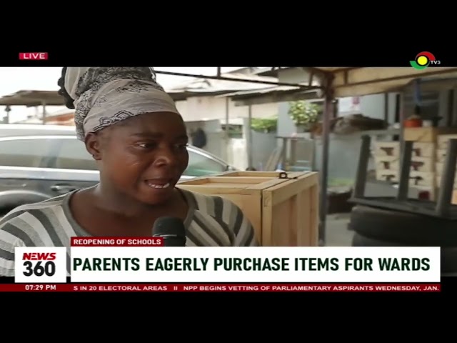 Reopening of Schools: Parents Eagerly Purchase Items for Wards