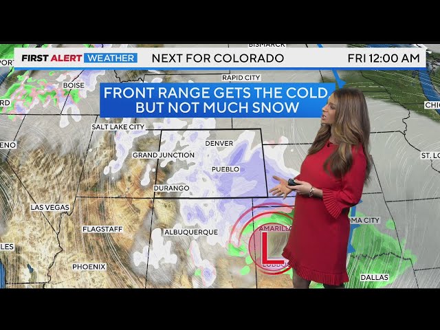 Colorado weather: One more mild day before the first snow of 2024 moves in