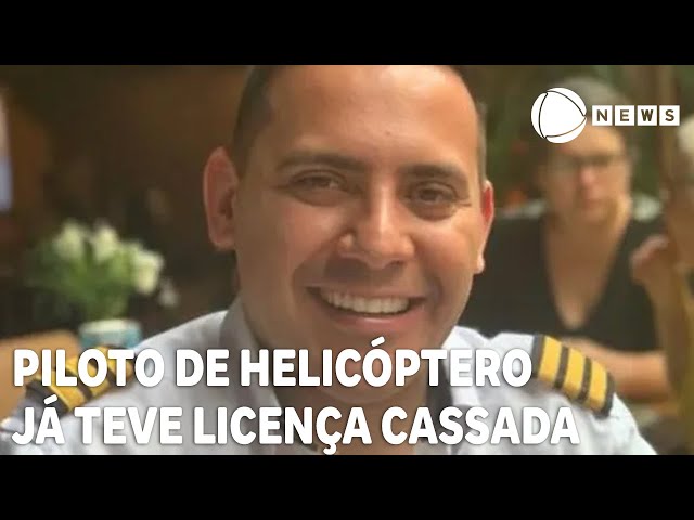 Piloto de helicóptero que desapareceu em São Paulo já teve licença cassada pela ANAC