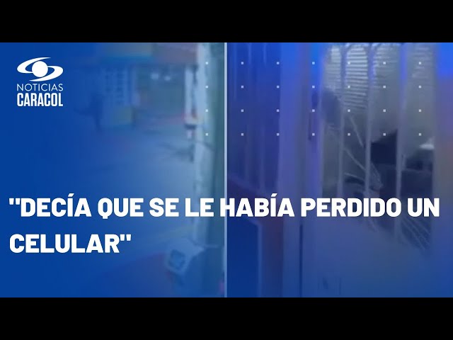 Policía aparentemente ebrio arremetió contra casa de quienes lo auxiliaron tras caerse de la moto