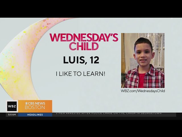 Wednesday's Child: 12-year-old Luis