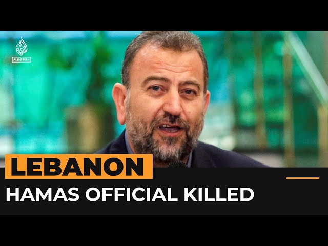 Palestinians protest killing of senior Hamas official in Lebanon | Al Jazeera Newsfeed