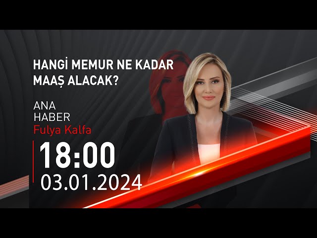  #CANLI | Fulya Kalfa ile Ana Haber | 3 Ocak 2024 | HABER #CNNTÜRK