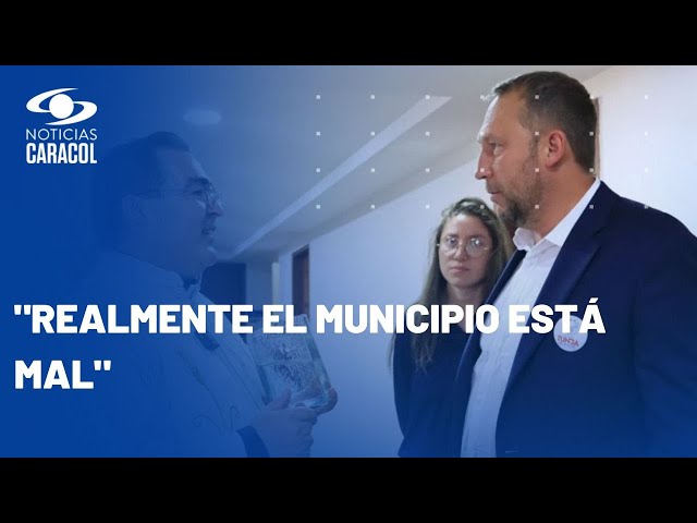 ¿Por qué el alcalde de Tunja, Mikhail Krasnov, mandó a bendecir el Palacio Municipal?