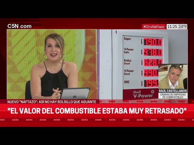 NUEVO AUMENTO de las NAFTAS: HABLA RAÚL CASTELLANOS de la CÁMARA de EMPRESAS de COMBUSTIBLES