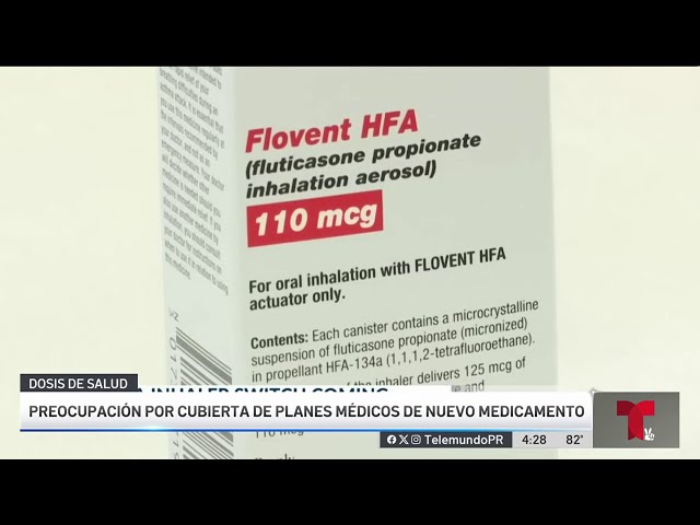 Medicamento genérico para tratar el asma costará hasta $375