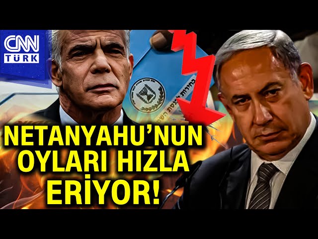 İsrail'de İç Kriz! Netanyahu'ya Destek Hızla Düşüyor... #Haber