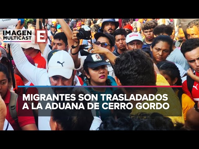 INM desintegra caravana migrante en Chiapas al prometer estancia legal