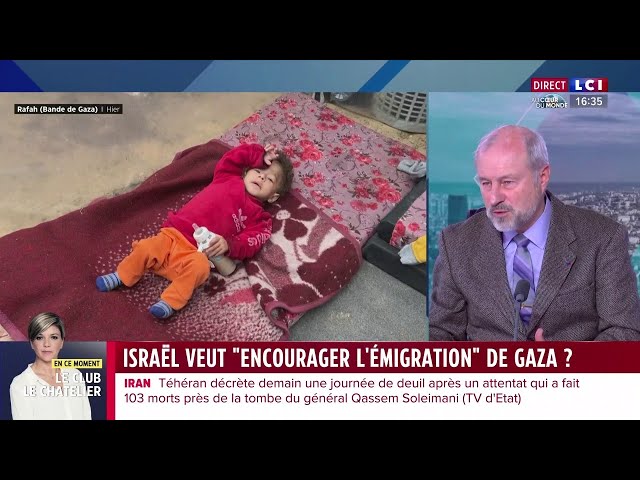 Israël veut-il "encourager l'émigration" de Gaza ?