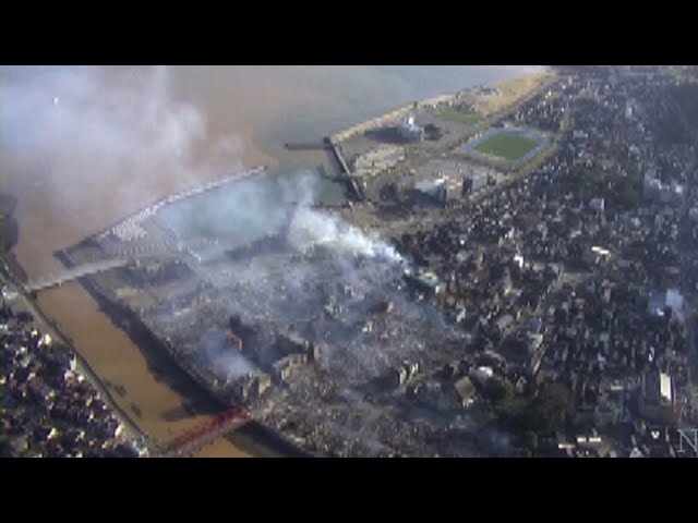 Smoke still rising from ruins days after Japan earthquakes