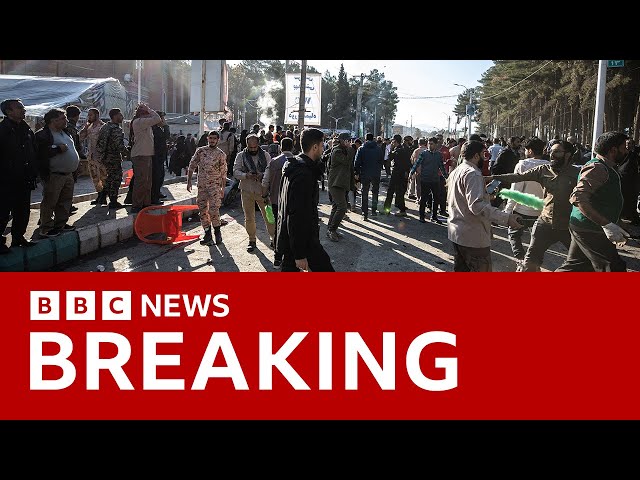 ⁣Iran: At least 100 dead in bomb blasts near general Qasem Soleimani's tomb | BBC News