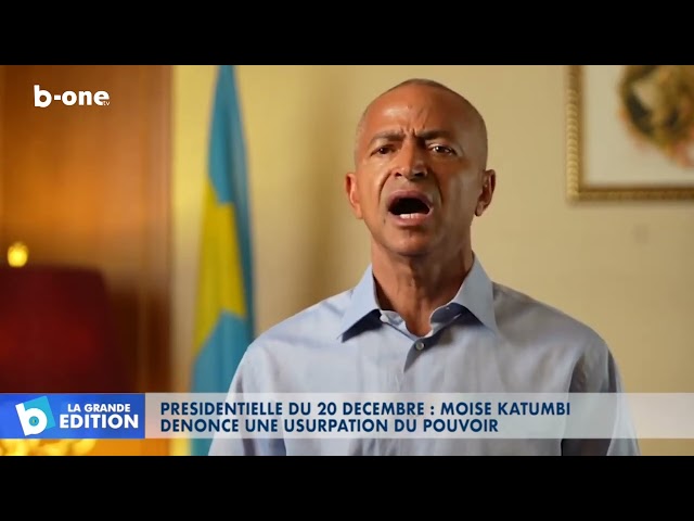 Élection présidentielle : Moïse KATUMBI dénonce une usurpation du pouvoir