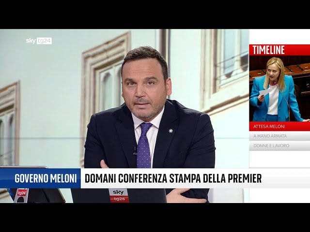 Timeline, Vigilia della conferenza stampa di Giorgia Meloni