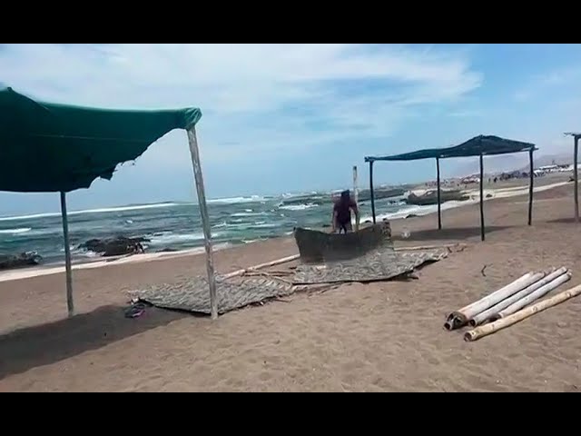 Discriminación en Tacna: Propietarios retiran sombrillas de playa por orden de la Municipalidad