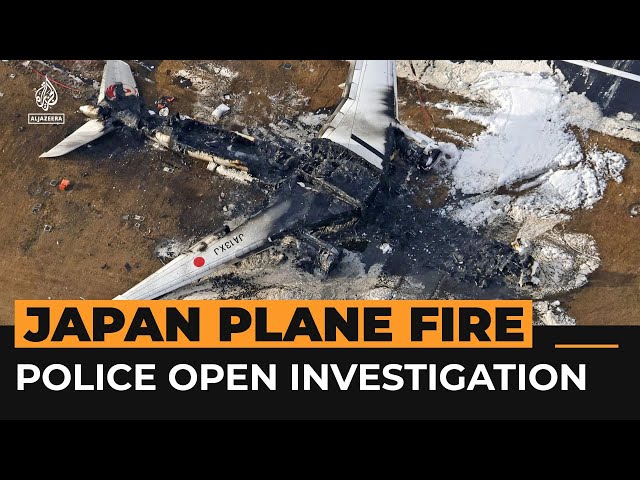 Japan investigates deadly plane collision and fire at Tokyo airport | Al Jazeera Newsfeed