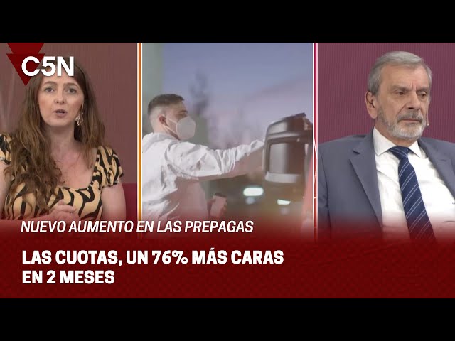 NUEVO AUMENTO en las PREPAGAS: las CUOTAS, un 76% MÁS CARAS en 2 MESES