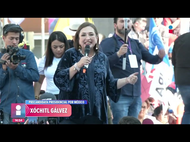 Xóchitl Gálvez en Plaza de la República en Guadalajara