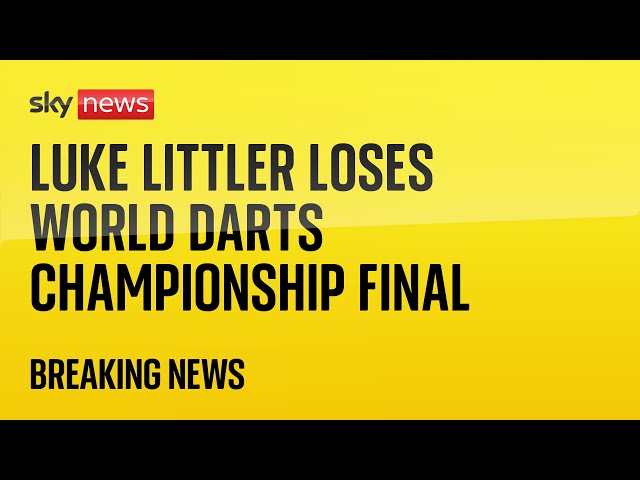 BREAKING: Luke 'the Nuke' Littler loses World Darts Championship final