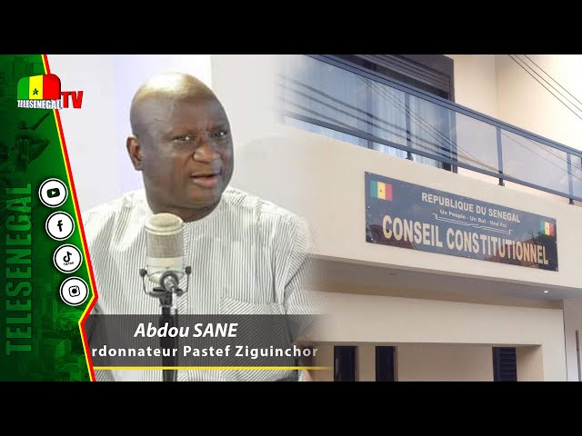 C. Constitutionel le coordonnateur de PASTEF Ziguinchor dénonce  " leur logiciel est préprogram