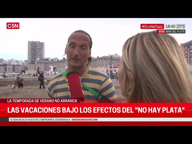 La TEMPORADA en MAR DEL PLATA bajo los EFECTOS del "NO HAY PLATA"